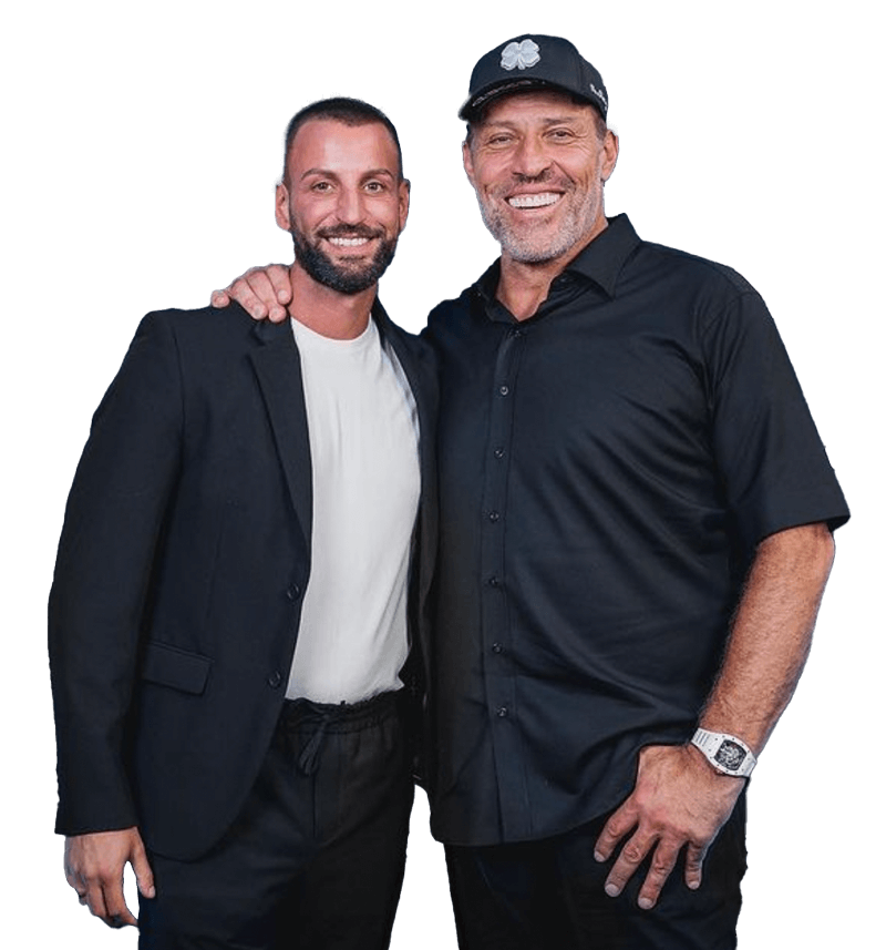 Tony Robbins und Agron Bekirovski